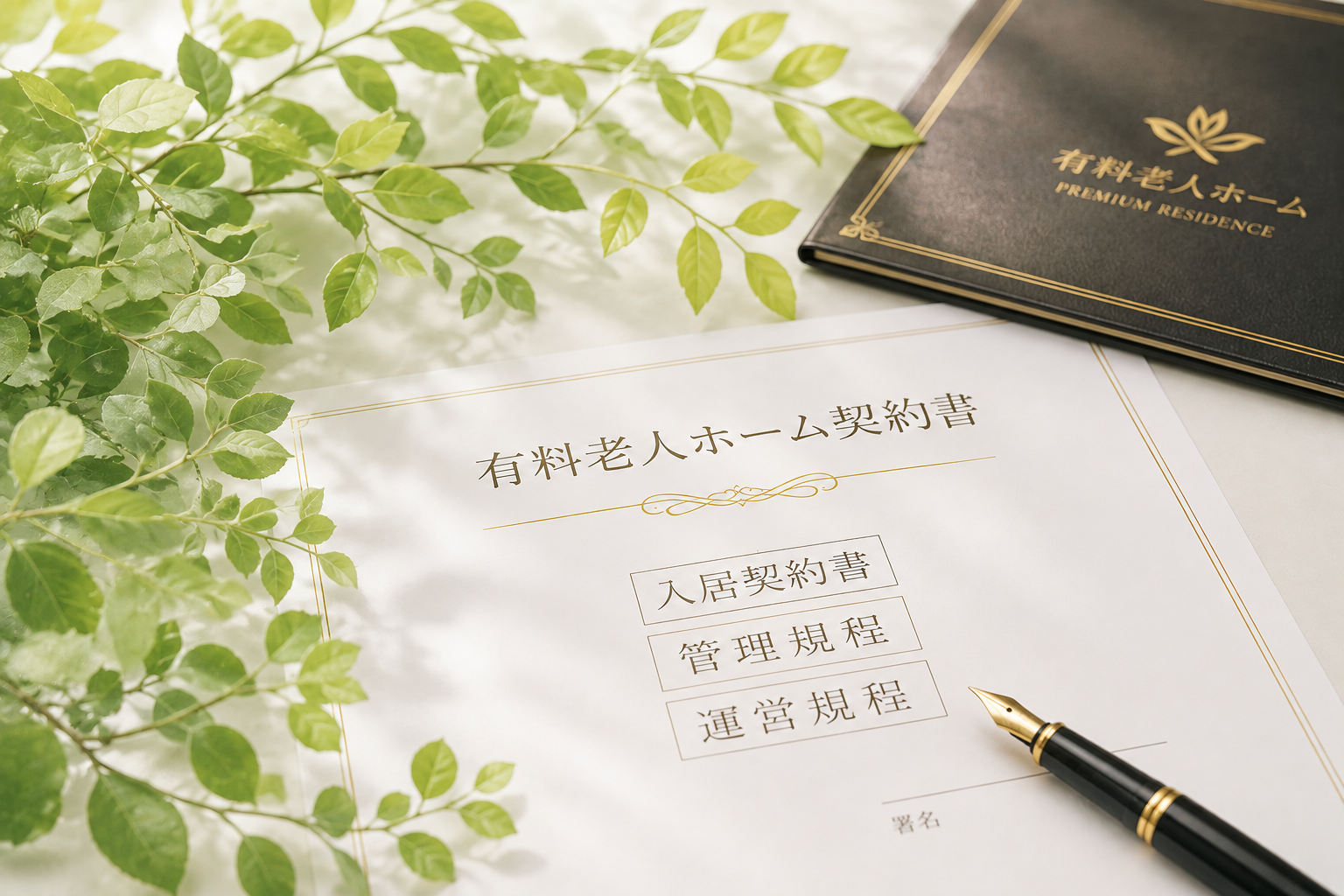 入居契約書類